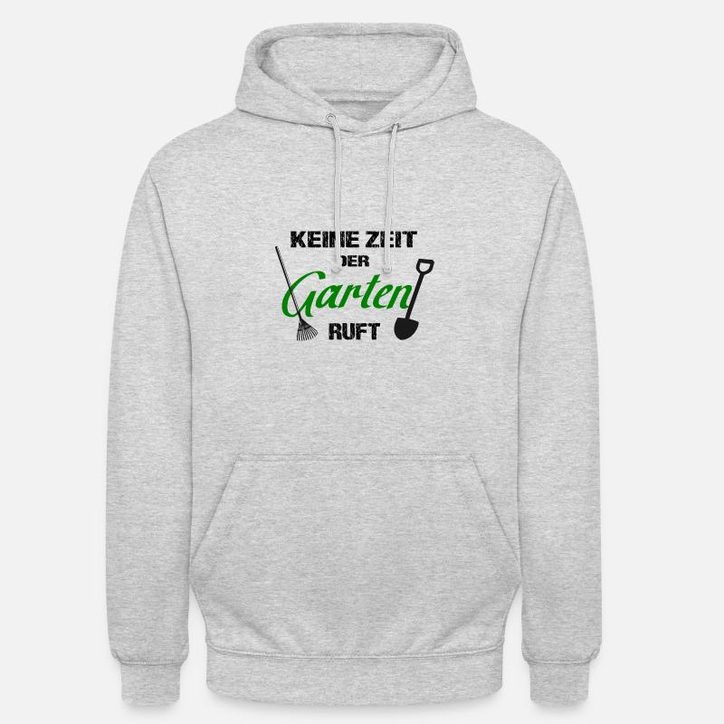 Garten - Unisex Hoodie - Hellgrau meliert