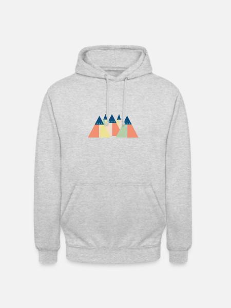 bunte - Unisex Hoodie - Hellgrau meliert