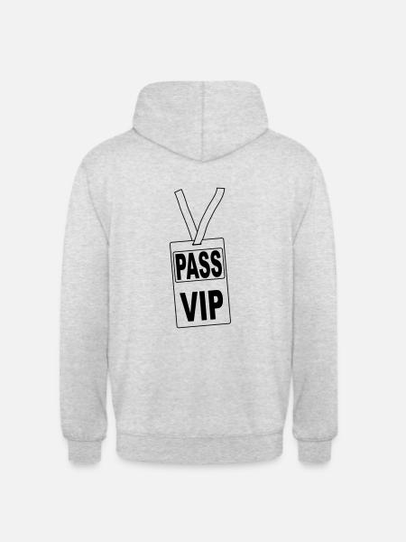 pass_vip_pv1 - Unisex Hoodie - light heather grey