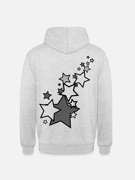 shooting star - Unisex Hoodie - light heather grey