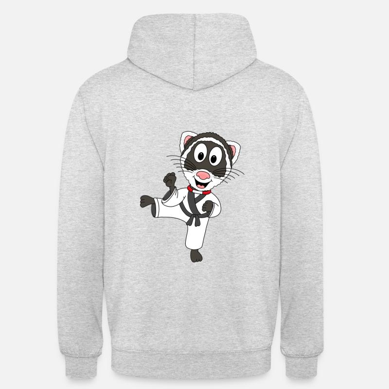 FRETTCHEN - JUDO - KARATE - SELBSTVERTEIDIGUNG - Unisex Hoodie - Hellgrau meliert