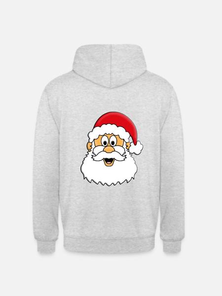 WEIHNACHTSMANN - WEIHNACHTEN - Unisex Hoodie - Hellgrau meliert