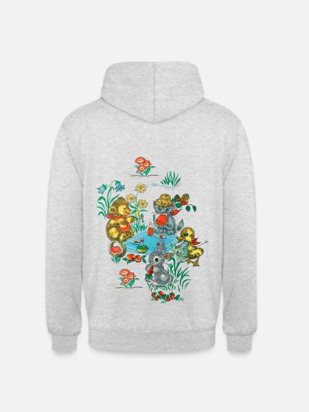 1970s Wallpaper - Unisex Hoodie - light heather grey