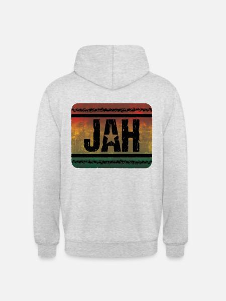 Jah Reggae - Unisex Hoodie - light heather grey