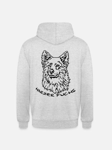 375 Harzer Fuchs - Unisex Hoodie - Hellgrau meliert