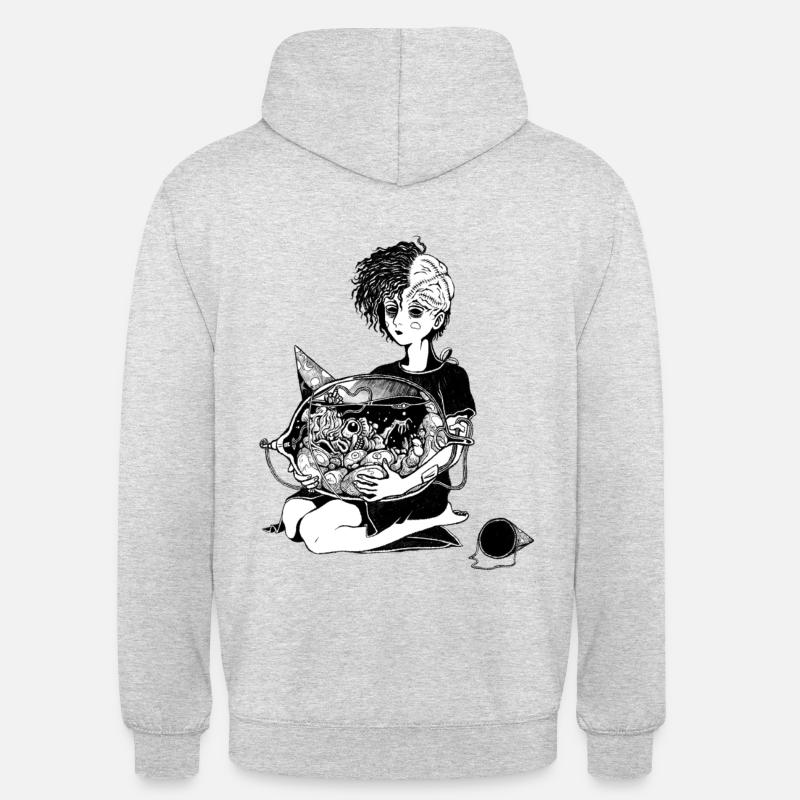 Anniversaire - Sweat-shirt à capuche unisexe - gris clair chiné