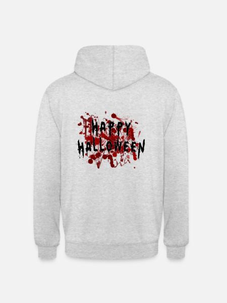 Happy Bloody Halloween - Unisex Hoodie - light heather grey