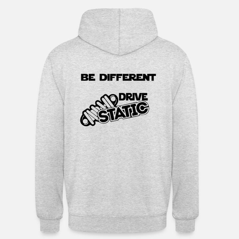 Sei anders! - Unisex Hoodie - Hellgrau meliert