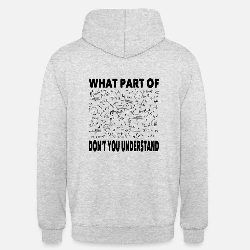 Math arithmetic mathematician gift - Unisex Hoodie - light heather grey