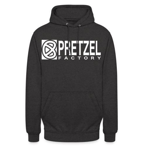 Pretzel Factory Logo Blanc - Sweat-shirt à capuche unisexe