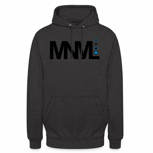 MNML Schrift Symbole Logo minimalistisch Text Icon - Unisex Hoodie