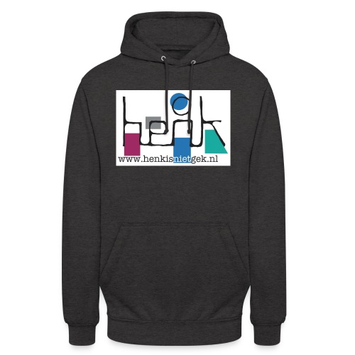 henkisnietgek-logo - Uniseks hoodie