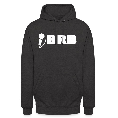BRB Logo - Weiß - Unisex Hoodie