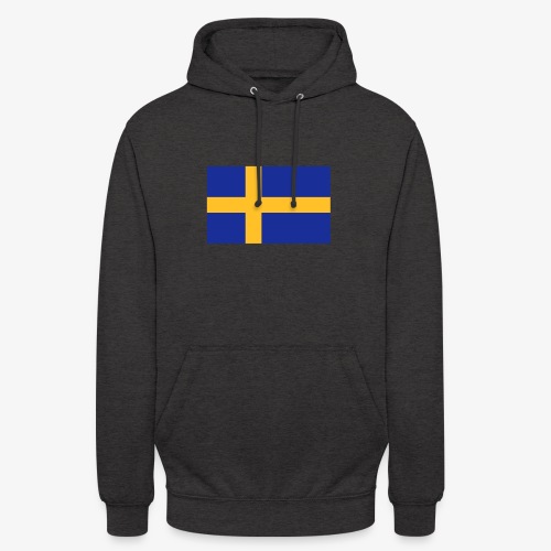 Svenska flaggan - Swedish Flag - Luvtröja unisex