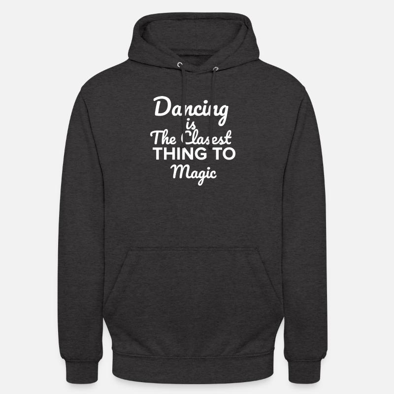 Danse Musique de danse - Sweat-shirt à capuche unisexe - charbon