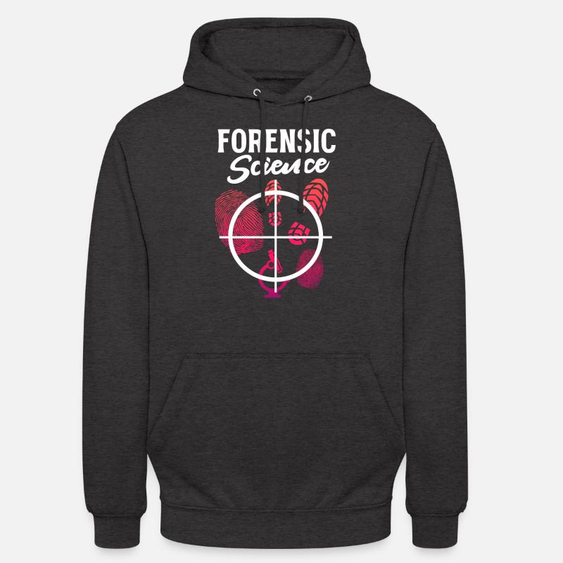 Forensic Science – Criminal Psychologist - Unisex Hoodie - charcoal grey