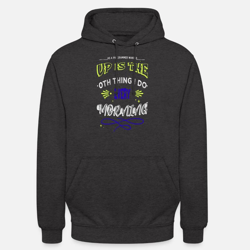 computer science computer statement - Unisex Hoodie - Anthrazit