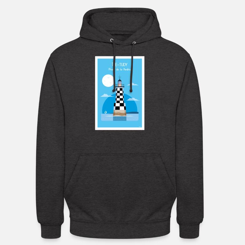 FARO DELLA PERNICE - Felpa con cappuccio unisex - antracite
