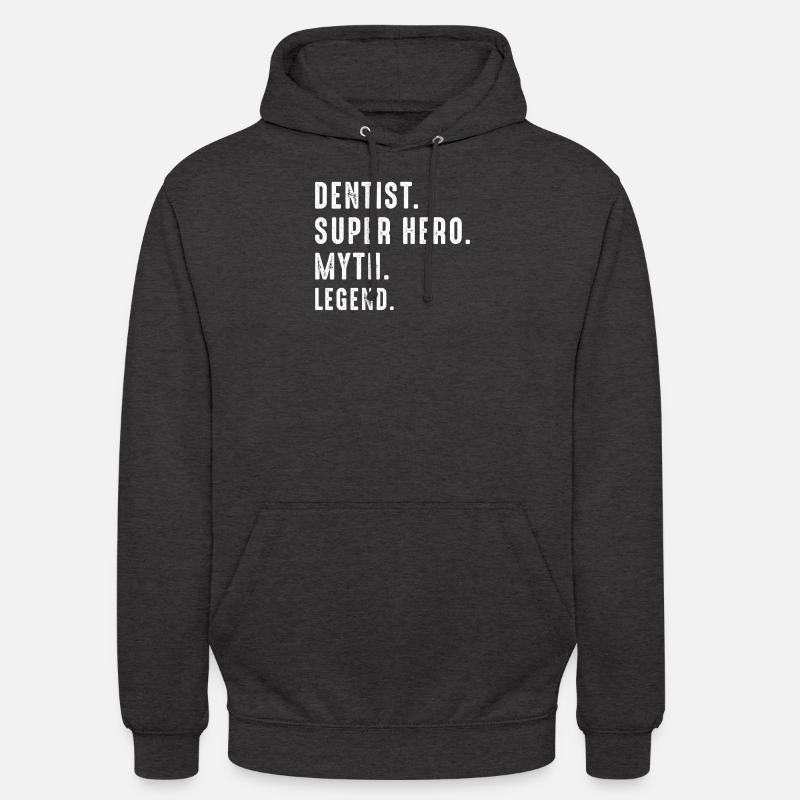 Assistante dentaire Dentiste Dent - Sweat-shirt à capuche unisexe - charbon