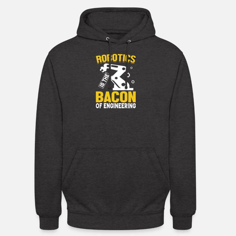 Robot Programmer Automation Technician - Unisex Hoodie - charcoal grey