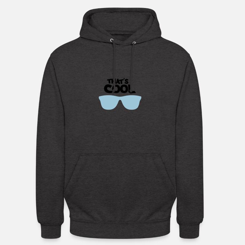 c'est super - Sweat-shirt à capuche unisexe - charbon