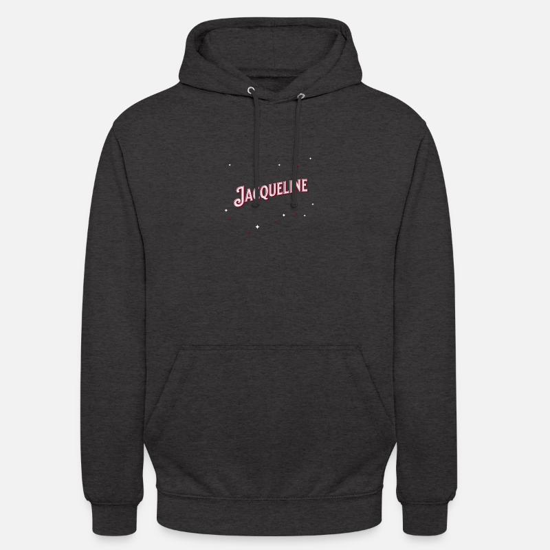 Jacqueline name personalized - Unisex Hoodie - charcoal grey