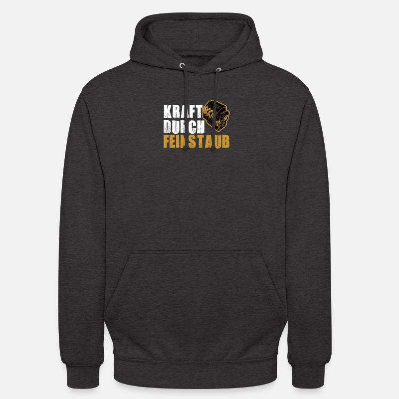 Kraft durch Feinstaub - Unisex Hoodie - Anthrazit