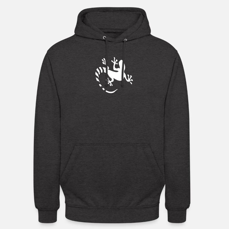 echse - lizard - Unisex Hoodie - Anthrazit