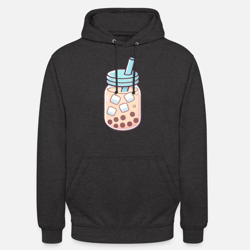 Boba Eistee im Einmachglas - Unisex Hoodie - Anthrazit