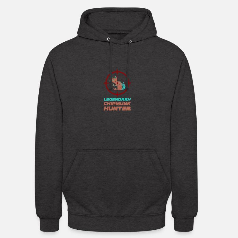 Jäger Squirrel Eichhörnchen Geschenk - Unisex Hoodie - Anthrazit