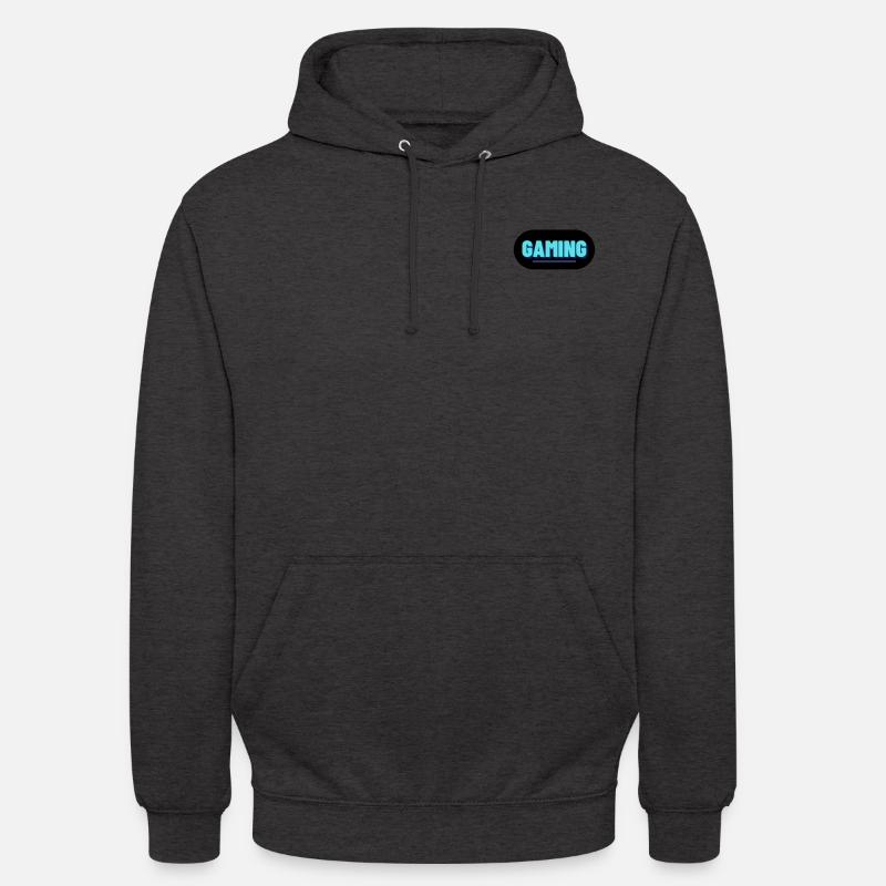 Logo de jeu - Sweat-shirt à capuche unisexe - charbon
