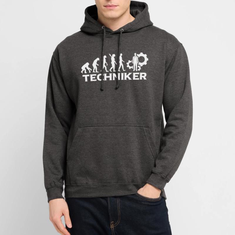 Evolution Techniker Technik wt Unisex Hoodie