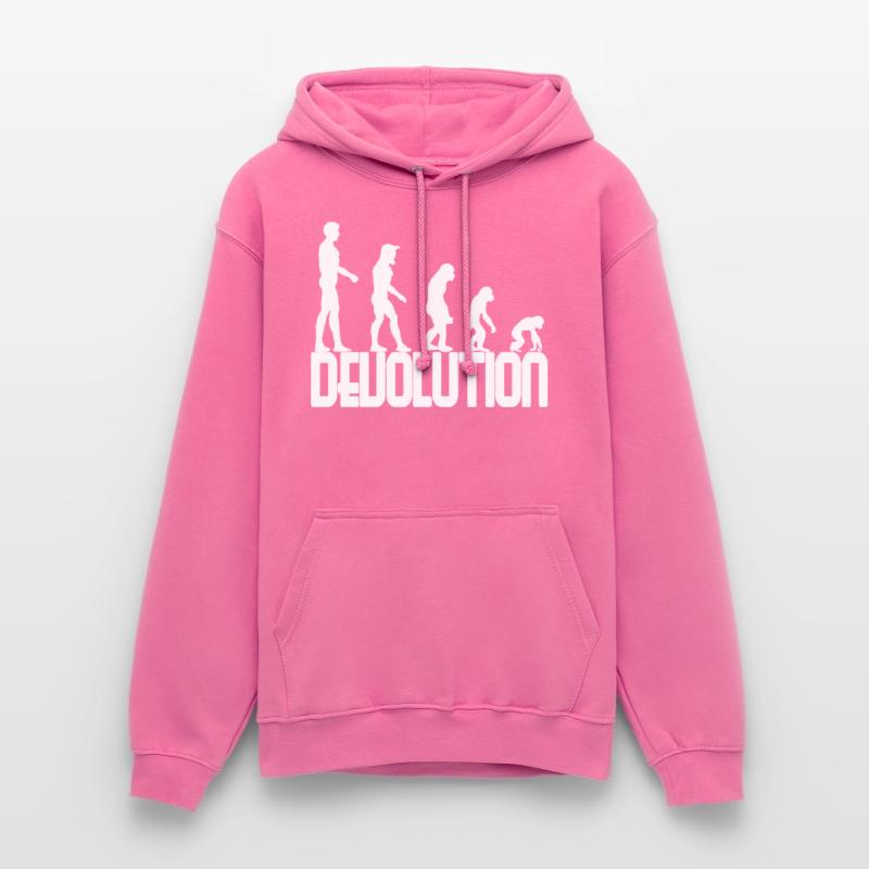 Conception simple de Devolution Evolution Sweat-shirt à capuche unisexe