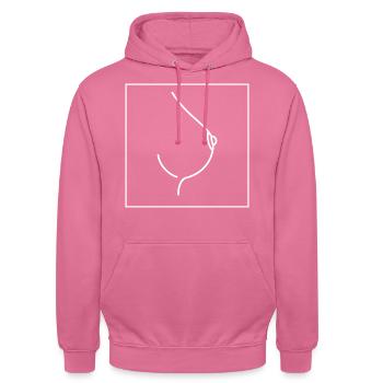 Brüste - Unisex Hoodie - Pink - Vorne - Alina (178cm) & Michal (187cm)
