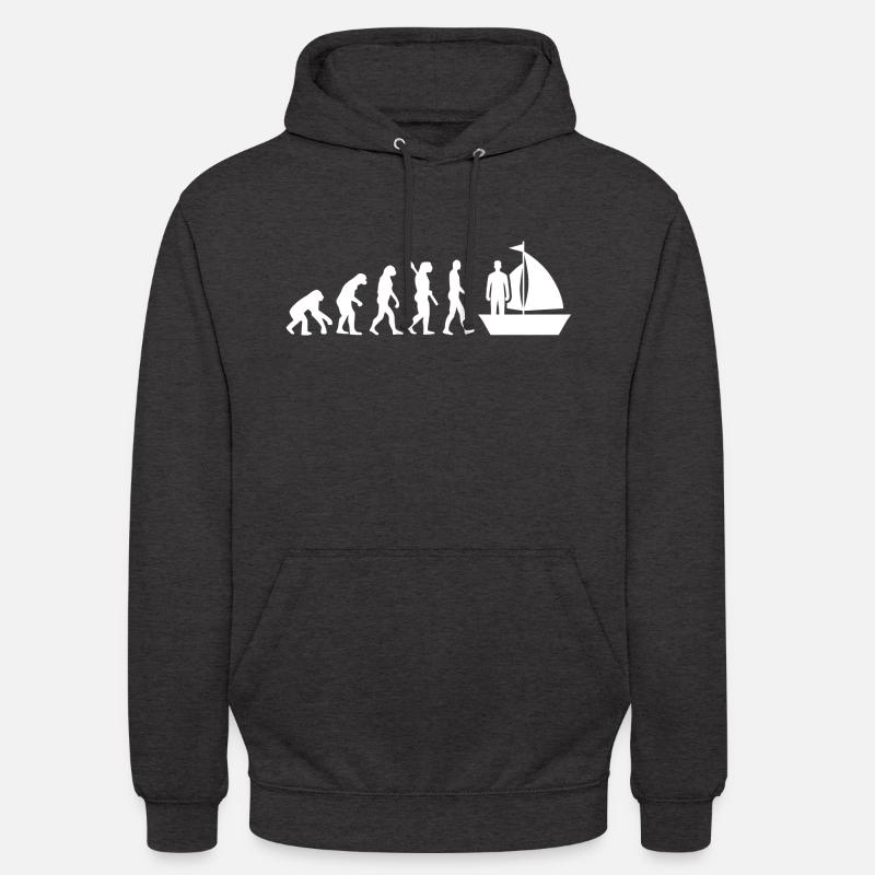 Evolution Sailing Glider Glider w - Unisex Hoodie - charcoal grey