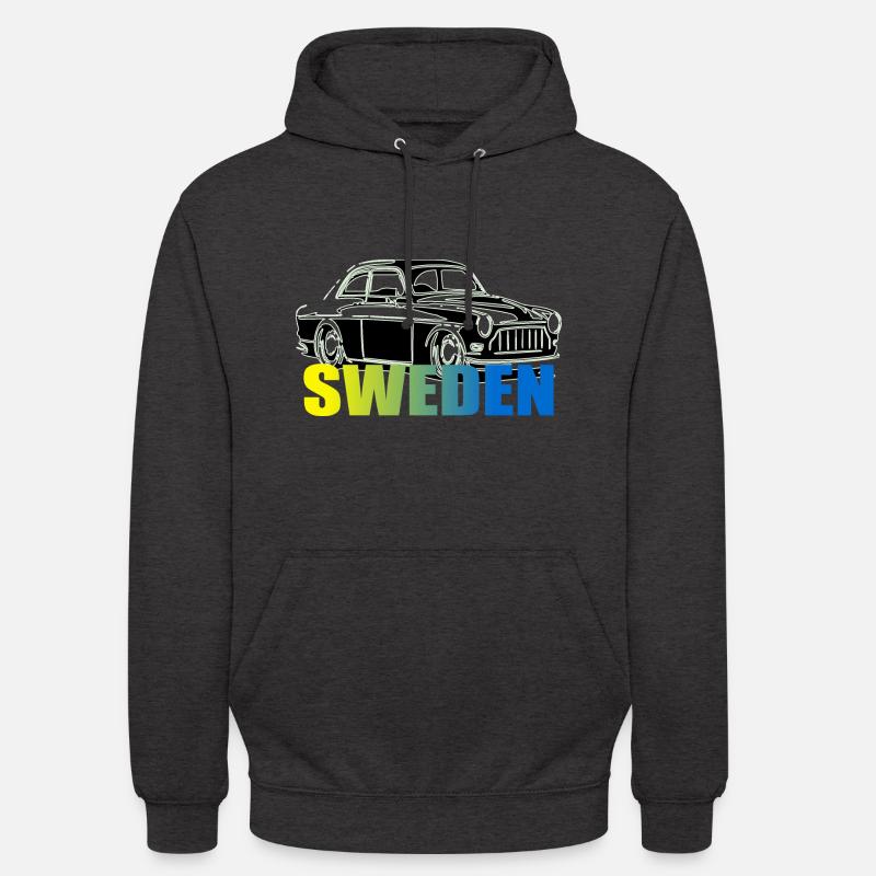 Amazone Auto Design Suède - Sweat-shirt à capuche unisexe - charbon