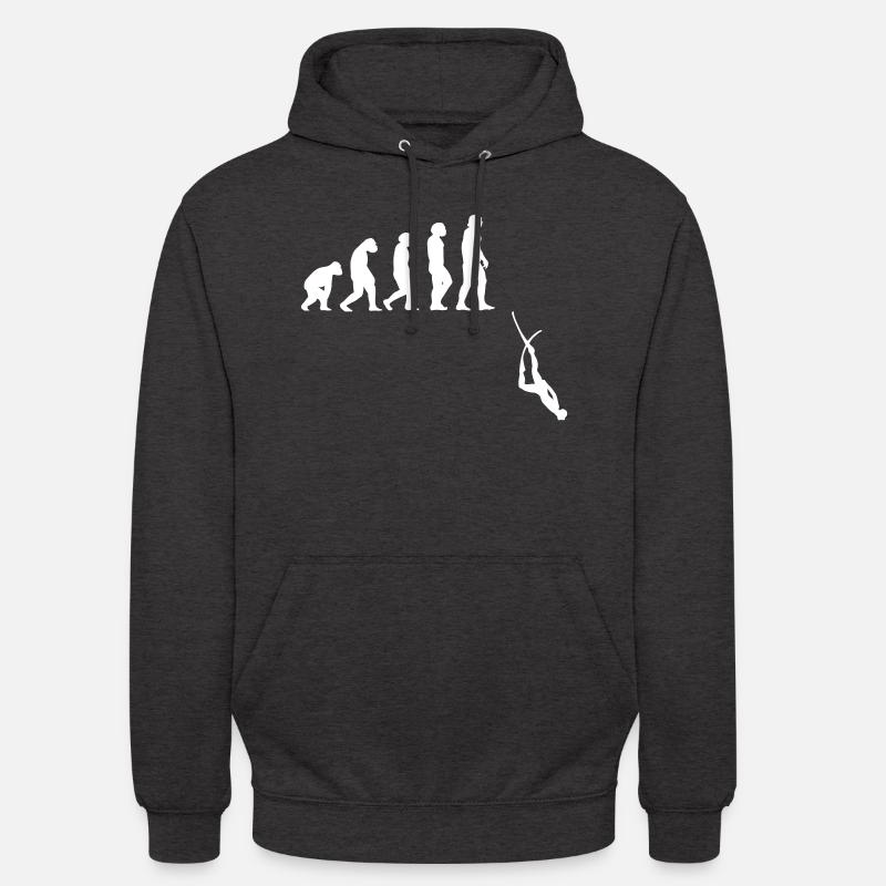 Evolution apnea diving - Felpa con cappuccio unisex - antracite