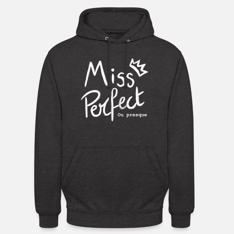 Fräulein perfekt oder fast - Unisex Hoodie - Anthrazit
