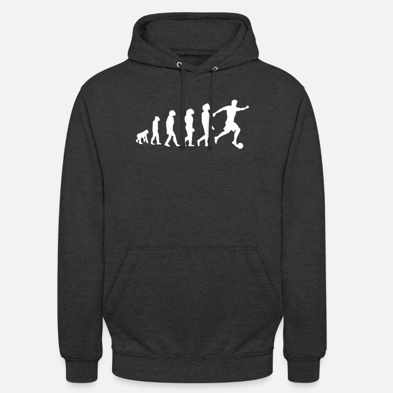 Fussball Evolution - Unisex Hoodie - Anthrazit