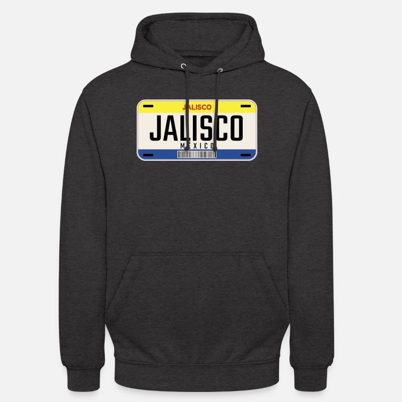 Cours de Mexico Jalisco - Sweat-shirt à capuche unisexe - charbon