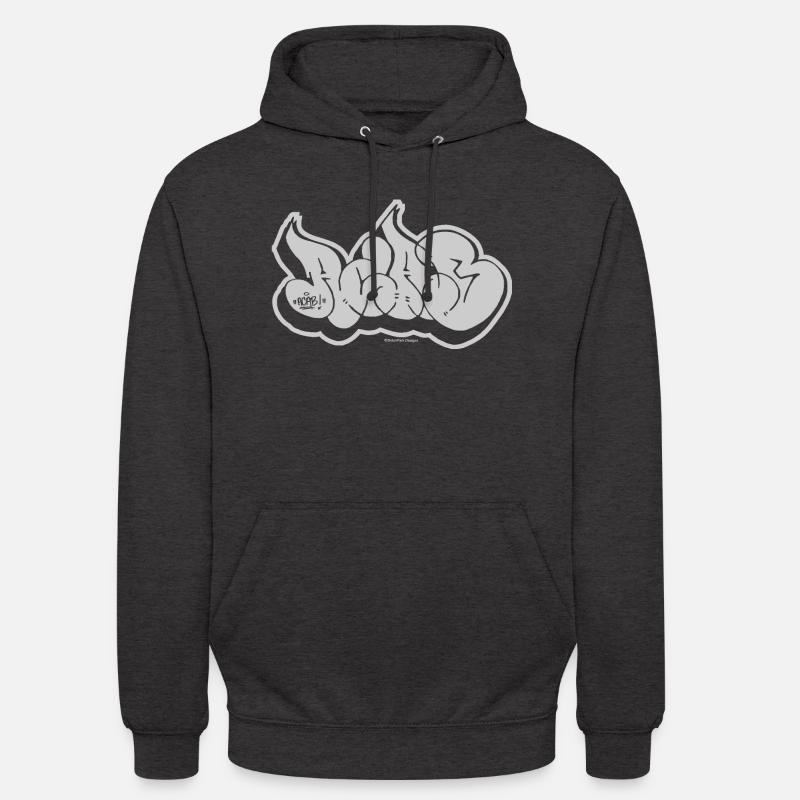 ACAB Graffiti Throw up - Sweat-shirt à capuche unisexe - charbon