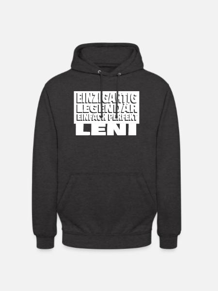 Leni - Unisex Hoodie - Anthrazit