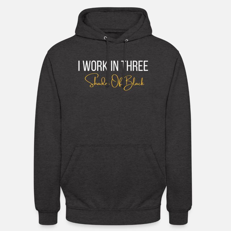Utilisation de l’ombrage - Sweat-shirt à capuche unisexe - charbon