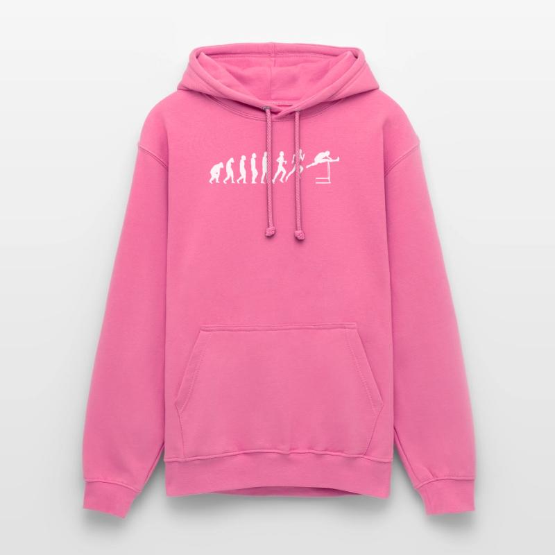 Hurdles Athletics Hurdler Evolution Unisex Hoodie