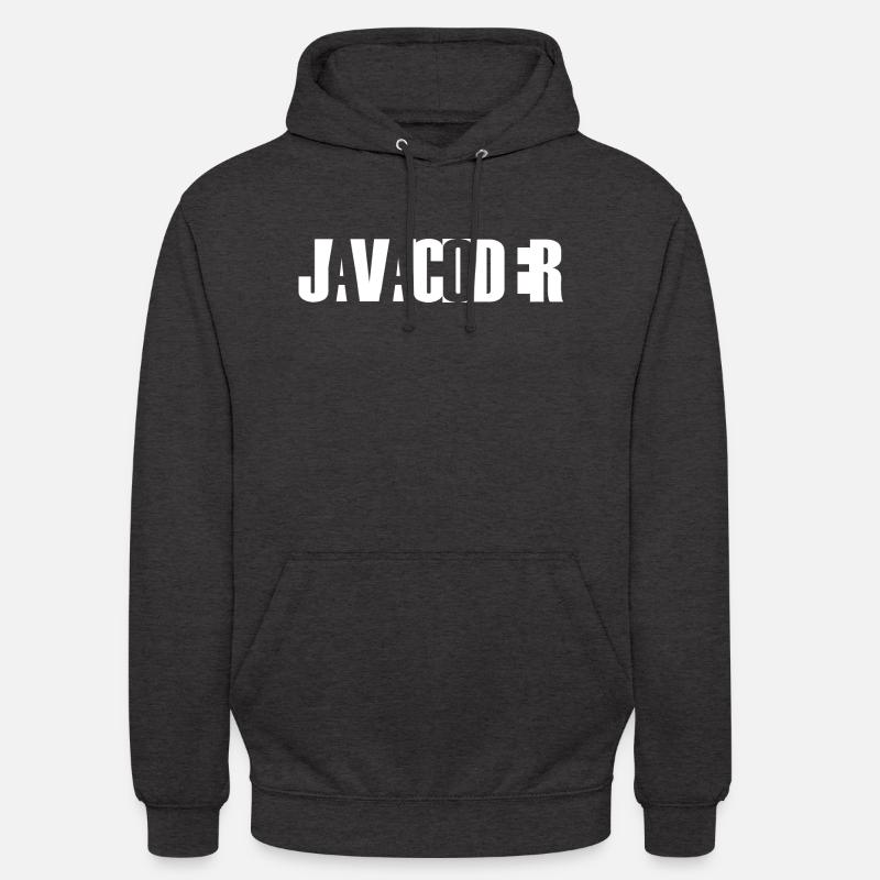 Java-Coder, Java-Entwickler - Unisex Hoodie - Anthrazit