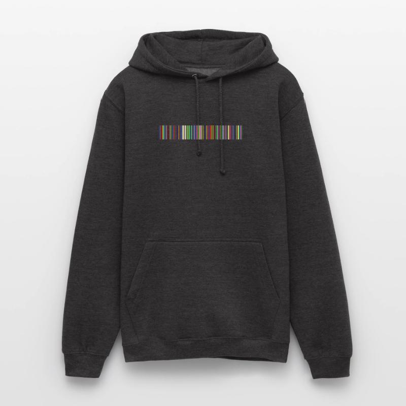 Barcode - Strichcode - Streifen - Codes Unisex Hoodie