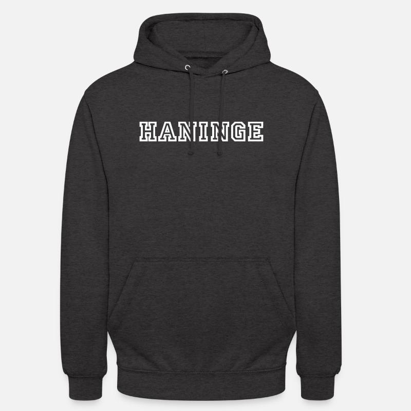 Haninge - Sweat-shirt à capuche unisexe - charbon