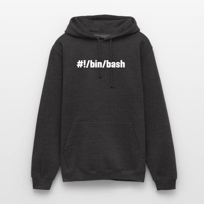 #!/bin/bash - Linux Shell Sweat-shirt à capuche unisexe