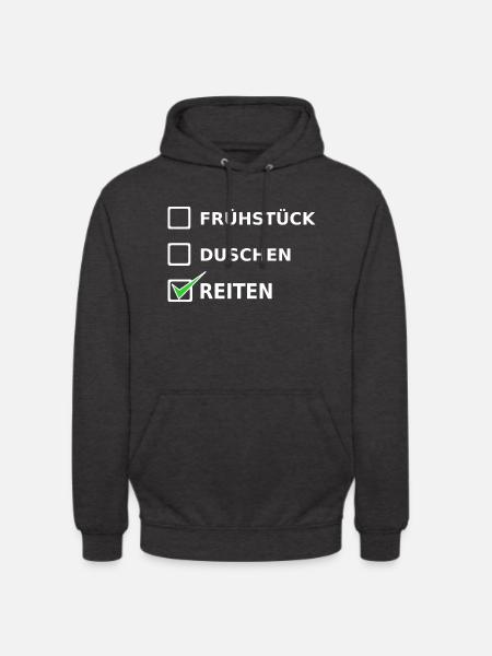 Reiten - Unisex Hoodie - Anthrazit