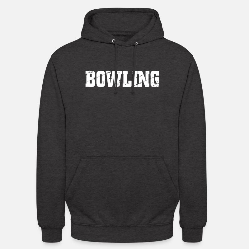 Bowling - Sweat-shirt à capuche unisexe - charbon